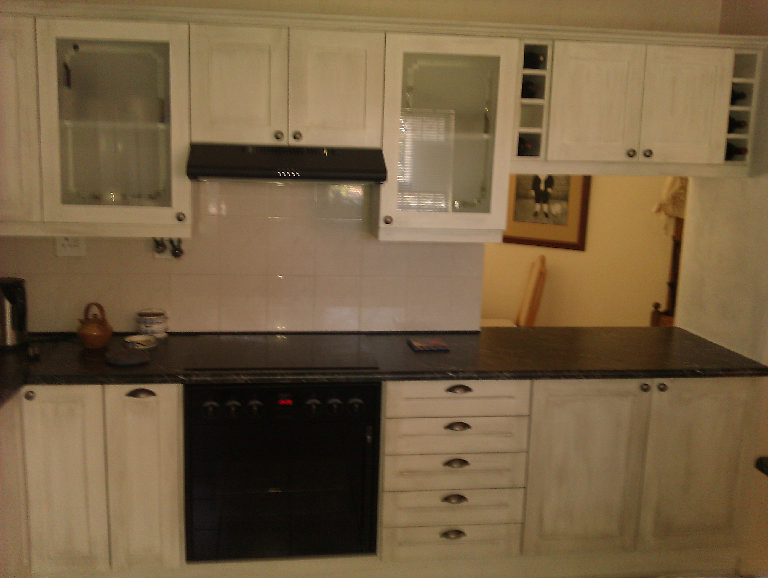 White kitchen renovation
