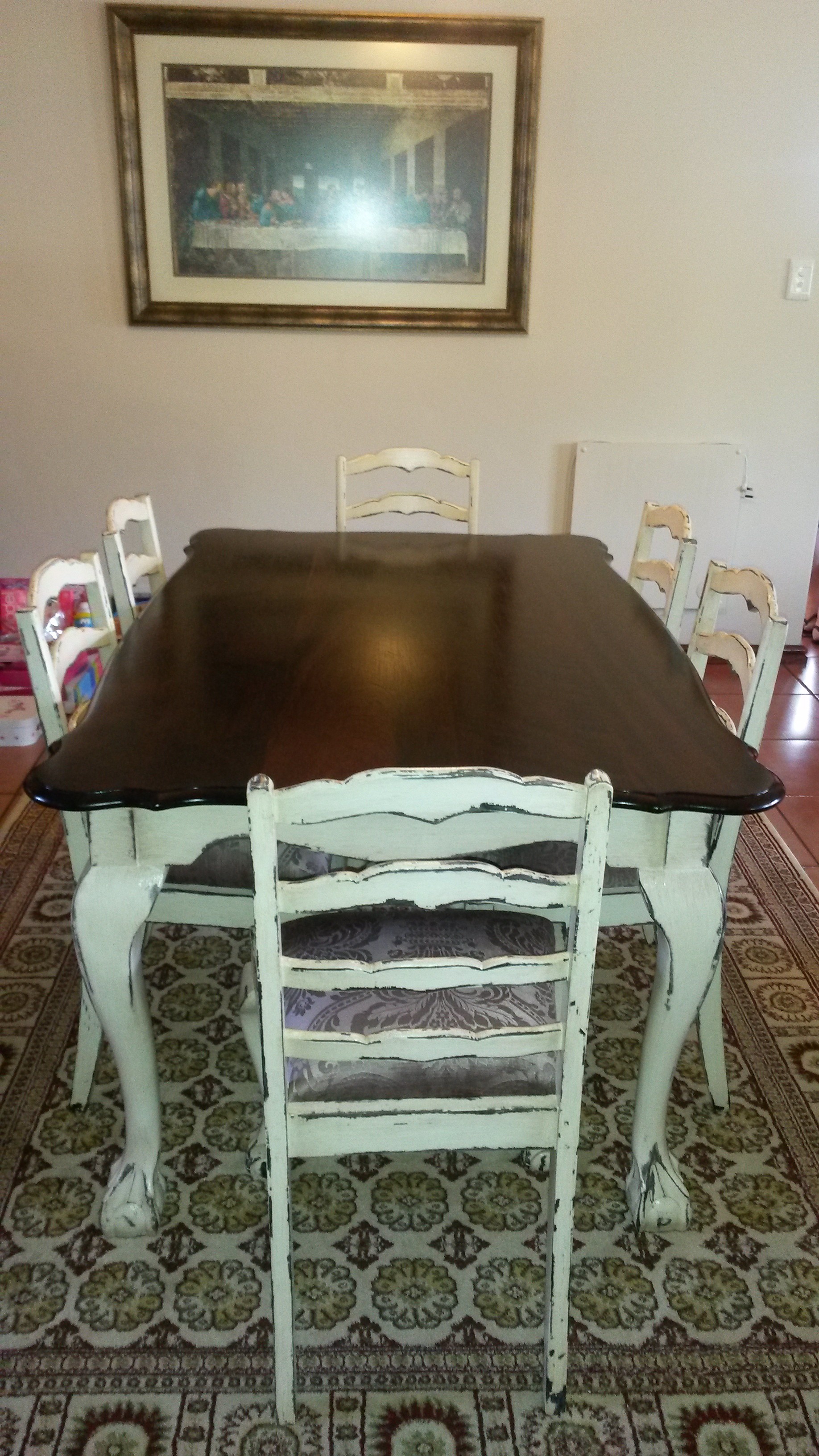 Furniture antiquing